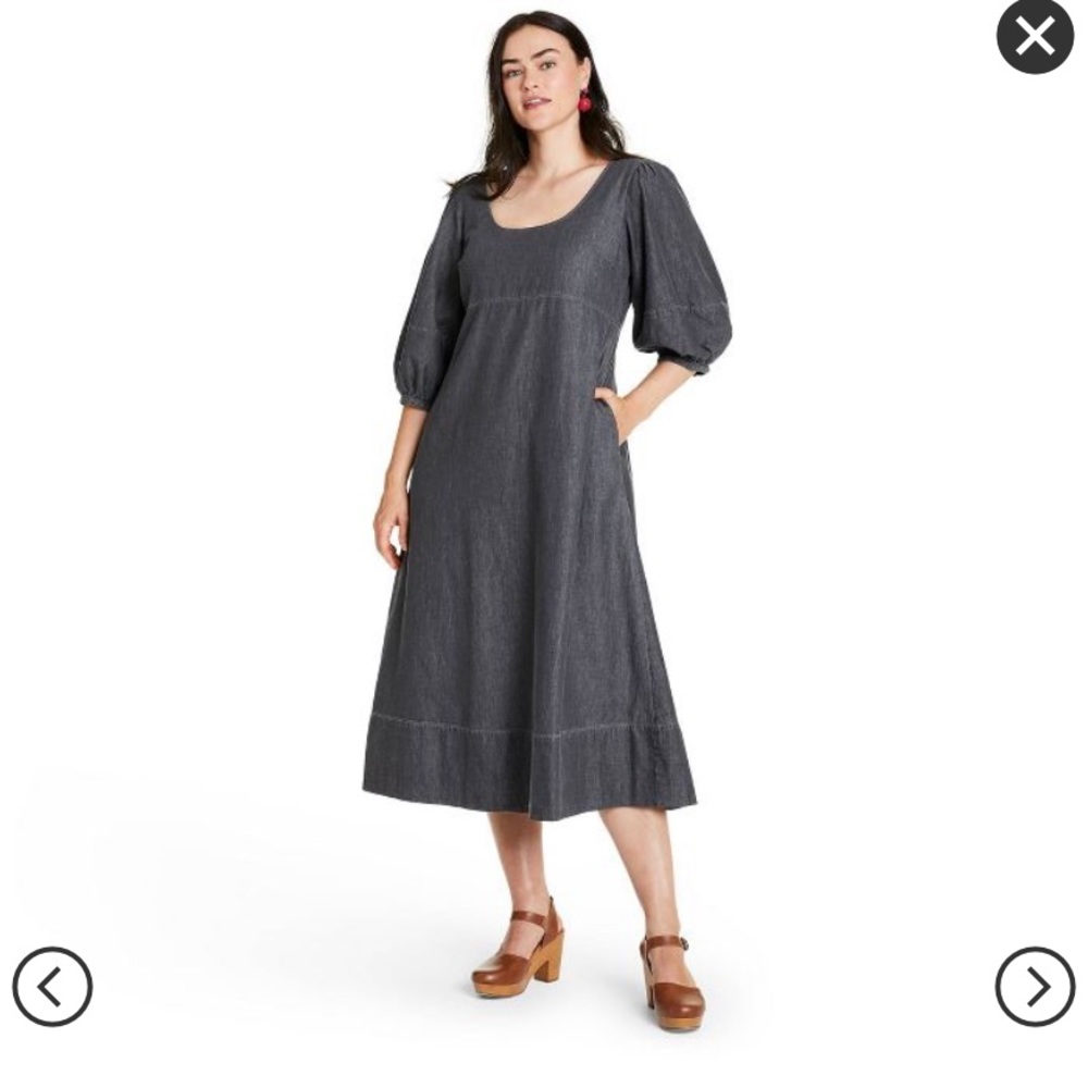 Rachel Comey X Target 3/4 Sleeve Denim Dress